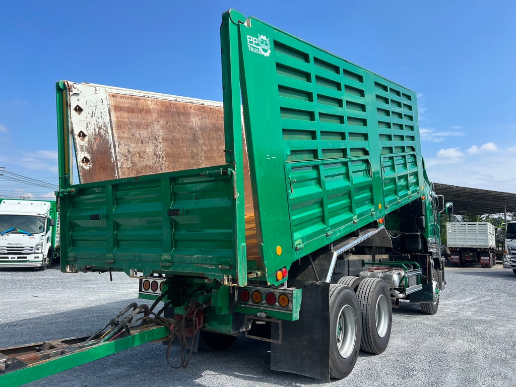 lSUZU FXZ 360 หน้า GIGA ปี 66 เลขไมล์เพียง 306,000 KM #กระบะดั้ม PP TRUCK กระบะเหล็กกึ่งเกษตร #LEK951-952 