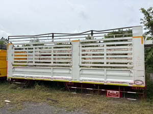 กระบะเหล็ก คอกสูง ยาว 7.45 ม. คาน 85 #L26