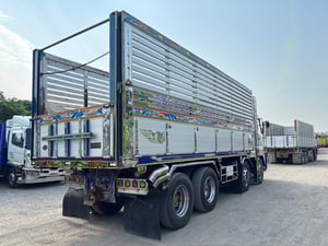 HINO GY2P 380HP ปี60 ไมล์ 686,000 km. #12ล้อ กระบะดั้มอลูมิเนียมพื้นเหล็ก #Lek1096