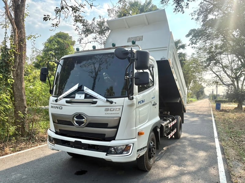 HINO FC9J 210 แรง ปี 2567 ไมล์แท้ 47,500 km #6ล้อ ดั้มสามมิตร #LEK1067
