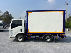 ISUZU NLR 130 HP ปี66 ไมล์น้อยเพียง 15,000 km. #4ล้อ ตู้แห้งอู่ BBC #Lek1028 