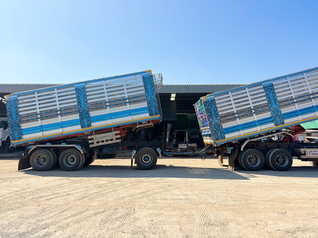 ISUZU FXZ 360 HP ปี 66 ไมล์ 168,000 KM. #พ่วงแม่ลูก ดั้มเกษตร #Lek1117-1118