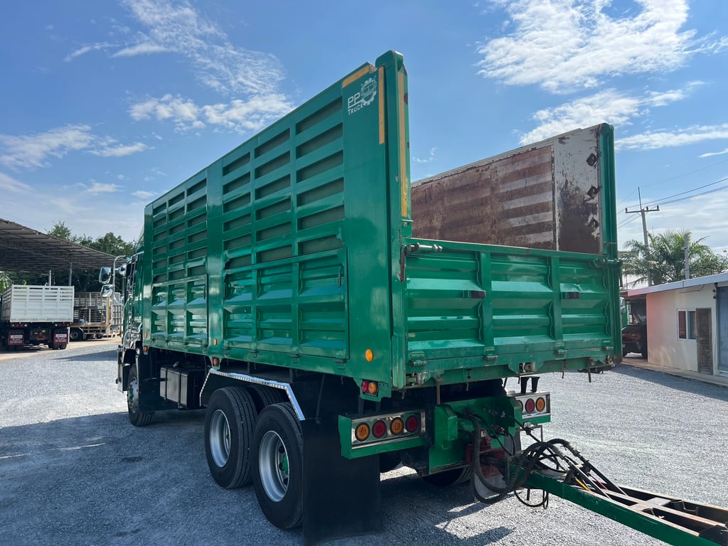 lSUZU FXZ 360 หน้า GIGA ปี 66 เลขไมล์เพียง 306,000 KM #กระบะดั้ม PP TRUCK กระบะเหล็กกึ่งเกษตร #LEK951-952 