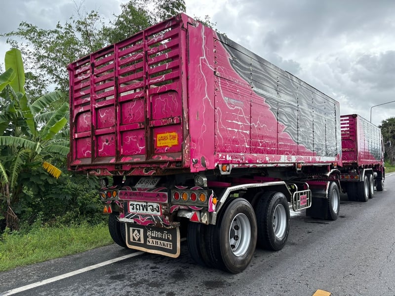 ISUZU FXZ 360 ปี63 ไมล์ 362,000km. #รถพ่วงกระบะดั้มสหกิจ อลูมิเนียม#LEK 812-813