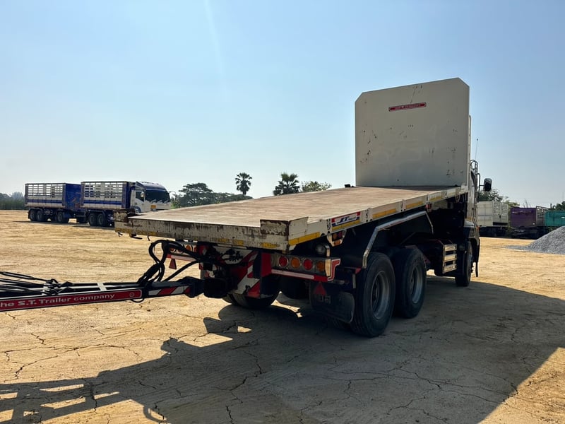 HINO 380 Fm2p ปี66 ไมล์ 148,800km. #แม่+ลูกพื้นเรียบดั้ม #LEK 1153-1154