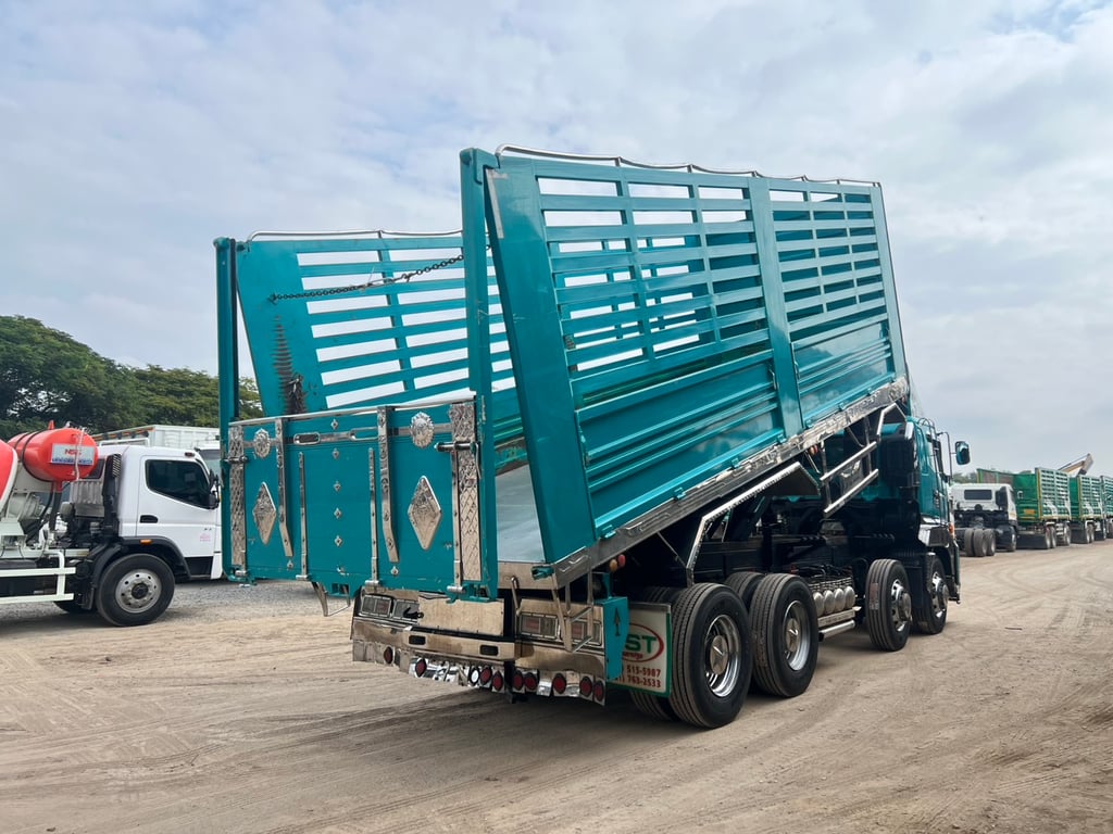 HINO FL1A 344 HP ปี 66 ไมล์ 213,500 km. #12 ล้อดั้ม กระบะดั้มเกษตร แผงสูง ##LEK1095 HINO FL1A 344 HP ปี 66 ไมล์ 213,500 km. #12 ล้อดั้ม กระบะดั้มเกษตร แผงสูง ##LEK1095