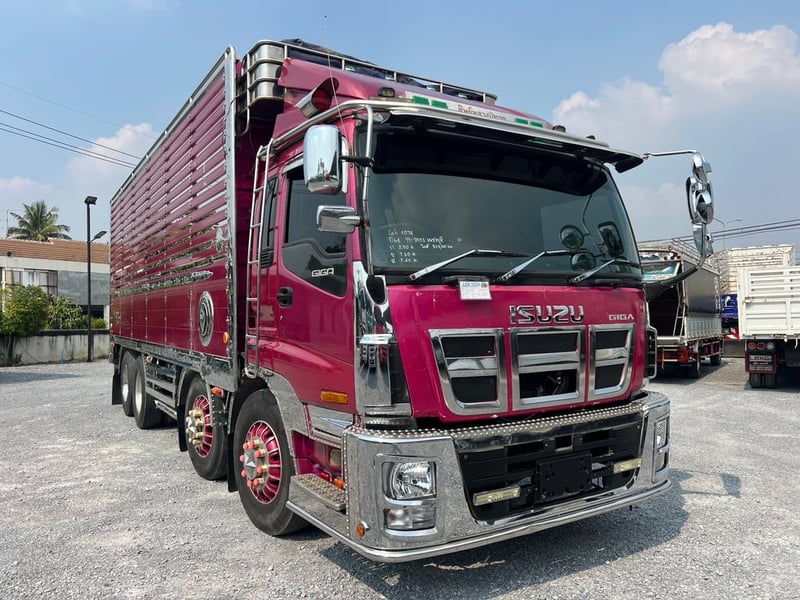 SUZU GIGA หัวตึก (รถประกอบ) จดปี 64 ไมล์ 805,547 KM. #12ล้อแท้ เพลาเดียว #LEK 1074