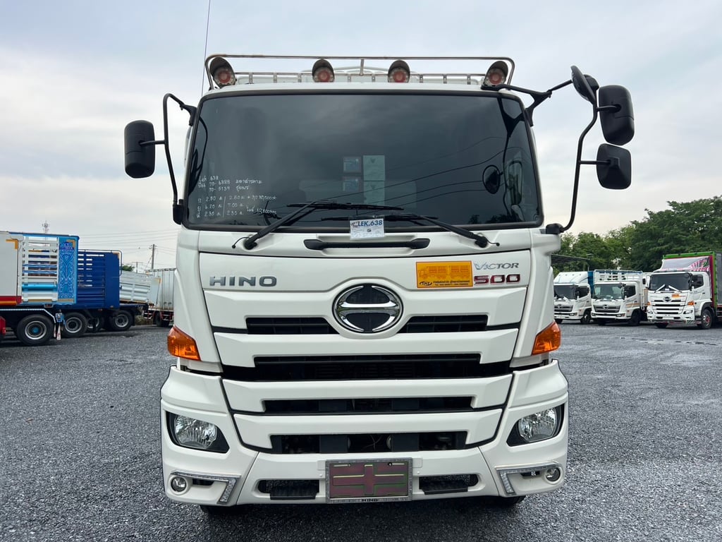 HINO FM2P 380 HP ปี66 ไมล์62,400 #กระบะดั้มเกษตร แม่-ลูก #LEK 638,696