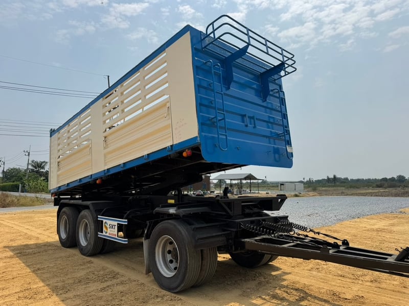  ลูกพ่วง3คาน ปี65 #กระบะดั้มเหล็ก SKT 5รั้ว #LEK852- L99