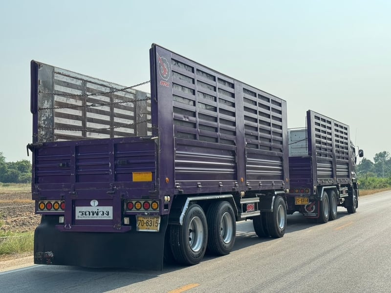 ISUZU FXZ 360 HP ปี 2565 ไมล์ 445,852 KM. #พ่วงแม่-ลูกไม่ดั้ม #LEK1234-1235