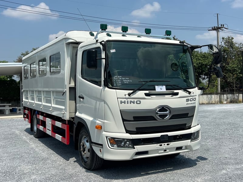 HINO FC9J 210 HP  ปี 64 ไมล์ 65,858 KM. #6ล้อมีหลังคา #LEK1209