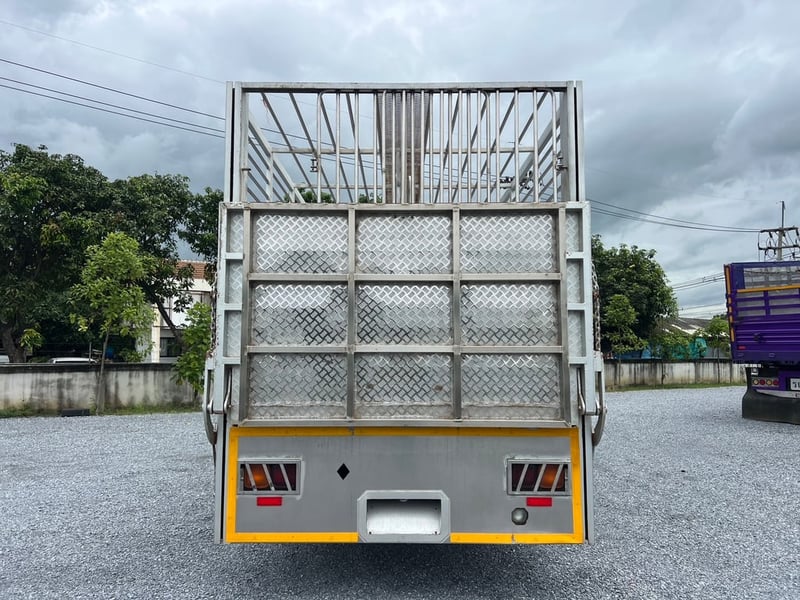 ISUZU FRR 210HP ปี 66 ไมล์แท้ 9,400 km.  #รถหมู 2 ชั้น สแตนเลส  #LEK876 