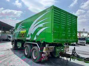 ISUZU FXZ 360 ปี 65 ไมล์น้อยเพียง 120,000 km. #รถพ่วงดินกระบะอลูมิเนียม SHK #LEK 943-944