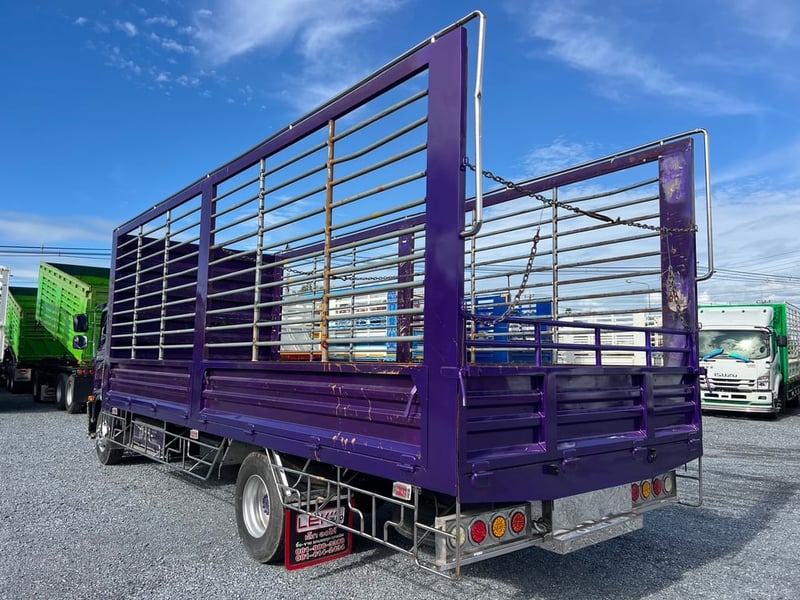 HINO FC9J 210 HP ปี64 ไมล์ 347,000 Km. # กระบะเหล็กยาว 6.60  ม.#LEK 737