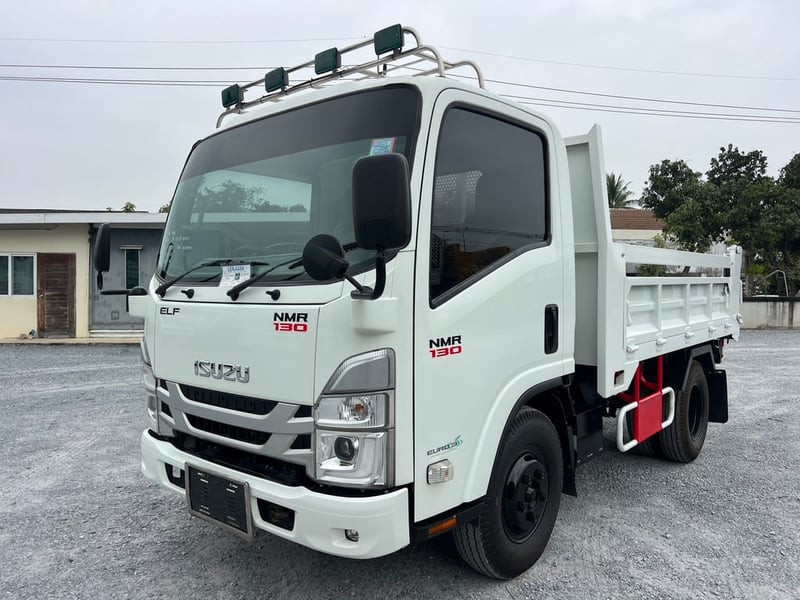 ISUZU  NMR 130แรงม้า ปี65  ไมล์ 65,500 KM. #กระบะดั้มยาว 3.10 ม.  #LEK1134