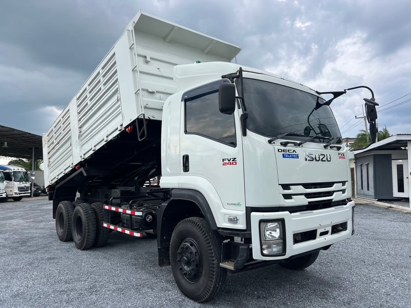 ISUZU FVZ 240 แรงม้า 2เพลา ปี 66 ไมล์น้อย 45,800 km. #กระบะดั้ม สามมิตร smm #LEK 793