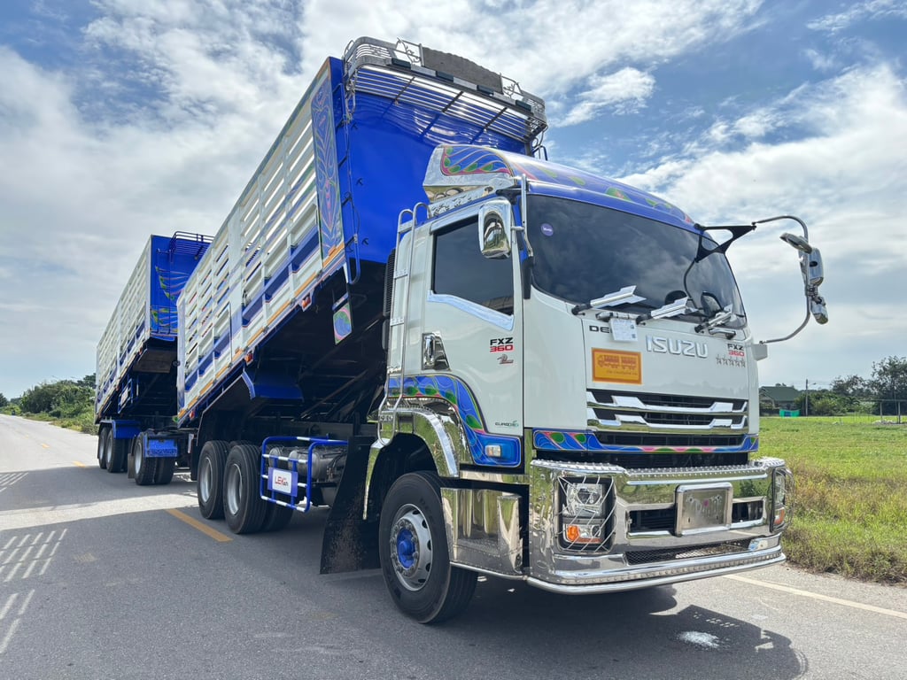 ISUZU FXZ 360  ปี66 ไมล์น้อย 118,000km. #10ล้อดั้มเกษตร #LEK1017-1018 