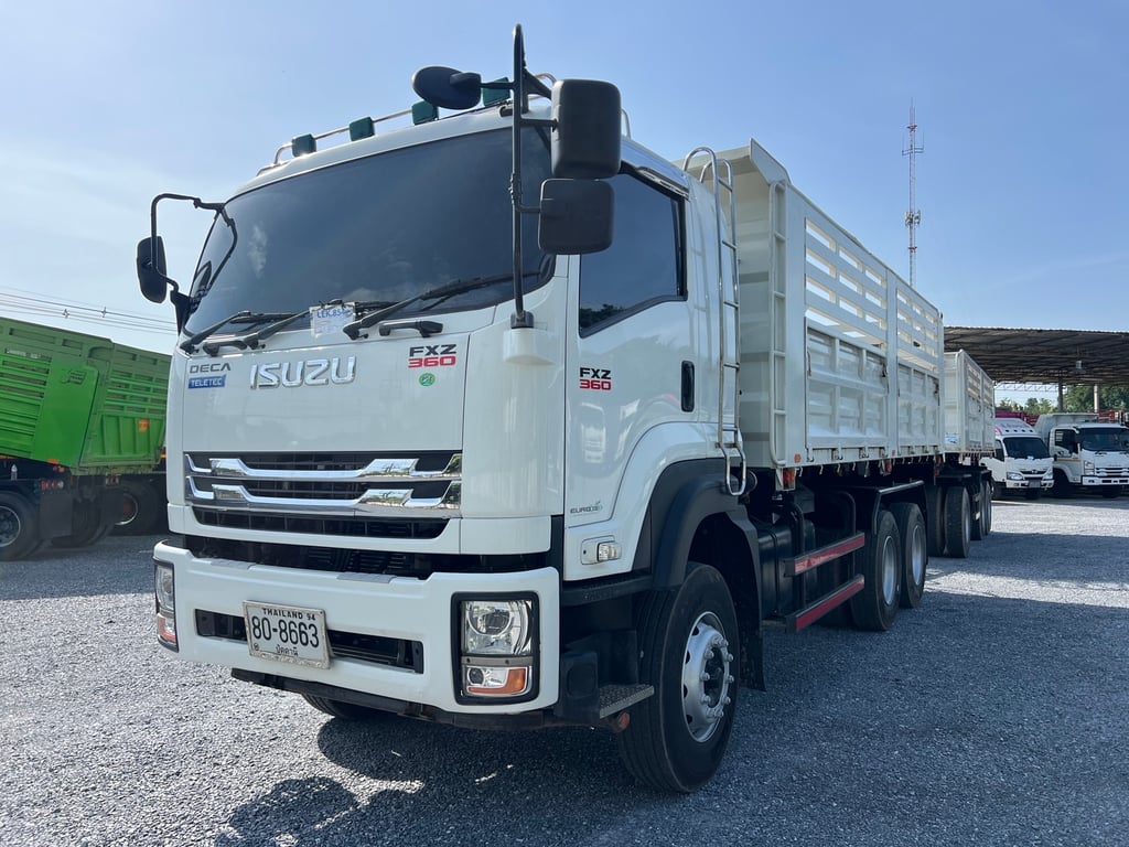 ISUZU FXZ 360 HP ปี 65 ไมล์ 88,105 KM.  #แม่ลูกพ่วงกระบะดั้มพนัส (Panus)#LEK 854-643 ISUZU FXZ 360 HP ปี 65 ไมล์ 88,105 KM.  #แม่ลูกพ่วงกระบะดั้มพนัส (Panus)#LEK 854-643