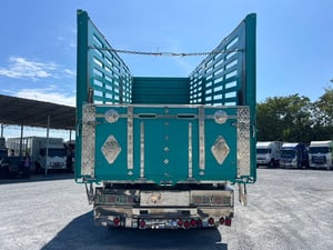 HINO FL1A 344 HP ปี 66 ไมล์ 213,500 km. #12 ล้อดั้ม กระบะดั้มเกษตร แผงสูง ##LEK1095