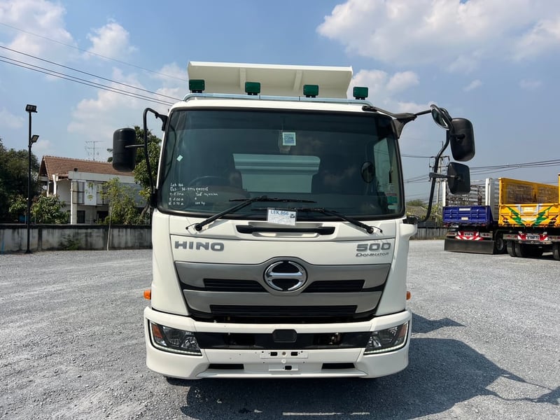 HINO DOMINATOR FC9J 155 HP ปี 63 ไมล์ 96,011 กม. #กระบะดั้มสามมิตร SMM ยาว 4 ม. # LEK866 