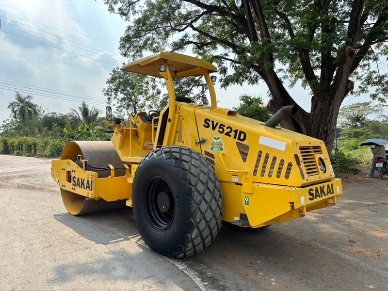 รถบด SAKAI SV512D (10 ตัน) ปี66 ชั่วโมงการใช้งาน 500 Pm. #รถบดล้อเรียบ #LEK1232 รถบด SAKAI SV512D (10 ตัน) ปี66 ชั่วโมงการใช้งาน 500 Pm. #รถบดล้อเรียบ #LEK1232