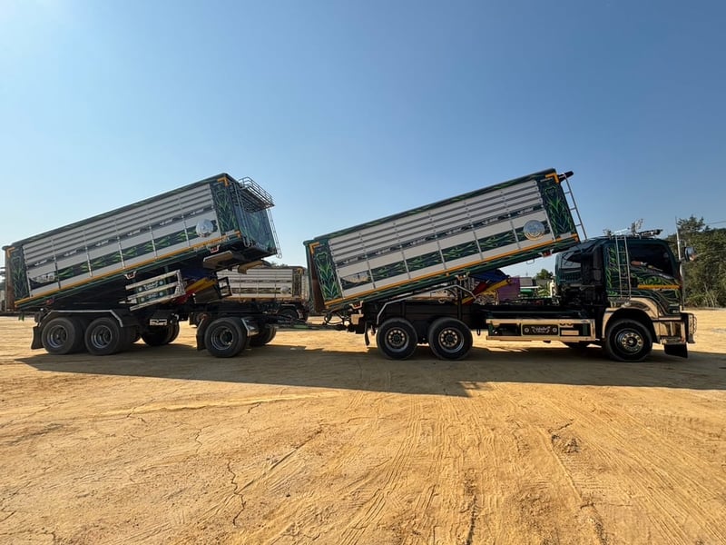 ISUZU FXZ 360 HP ปี 67 น้องเขียวเทา ไมล์ 110,076 km # กระบะดั้มอลูมิเนียม กระบะอู่ซุ่นซัย #LEK1150-1151 ISUZU FXZ 360 HP ปี 67 น้องเขียวเทา ไมล์ 110,076 km # กระบะดั้มอลูมิเนียม กระบะอู่ซุ่นซัย #LEK1150-1151