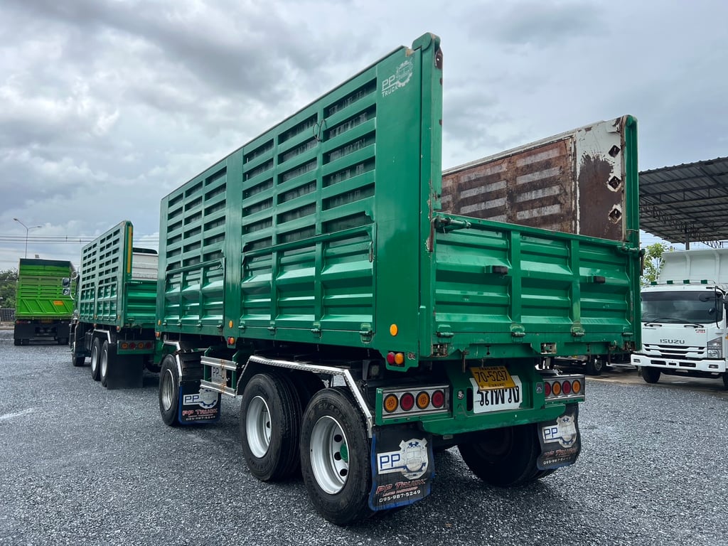 lSUZU FXZ 360 หน้า GIGA ปี 66 เลขไมล์เพียง 306,000 KM #กระบะดั้ม PP TRUCK กระบะเหล็กกึ่งเกษตร #LEK951-952 