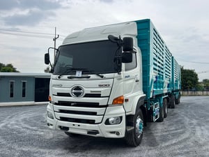 HINO FM1A 344 HP ปี 66 ไมล์ 150,000 กม. #10ล้อพ่วง แม่ลูกกระบะดั้มเกษตร ต่ออู่หมั่นกิจ UMK 7 รั้ว #LEK1254-1255  
