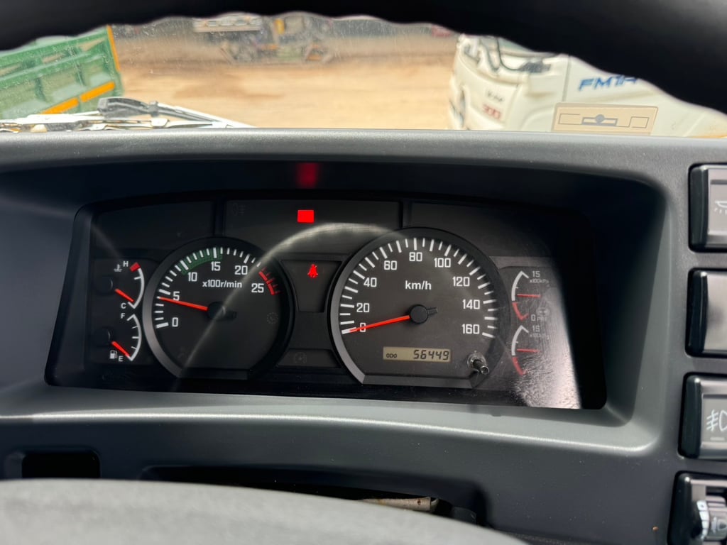 ISUZU FXZ 360HP ไมล์ 56,449km. #10ล้อพ่วงดิน กระบะดั้มอลูมิเนียม อู่ ST #