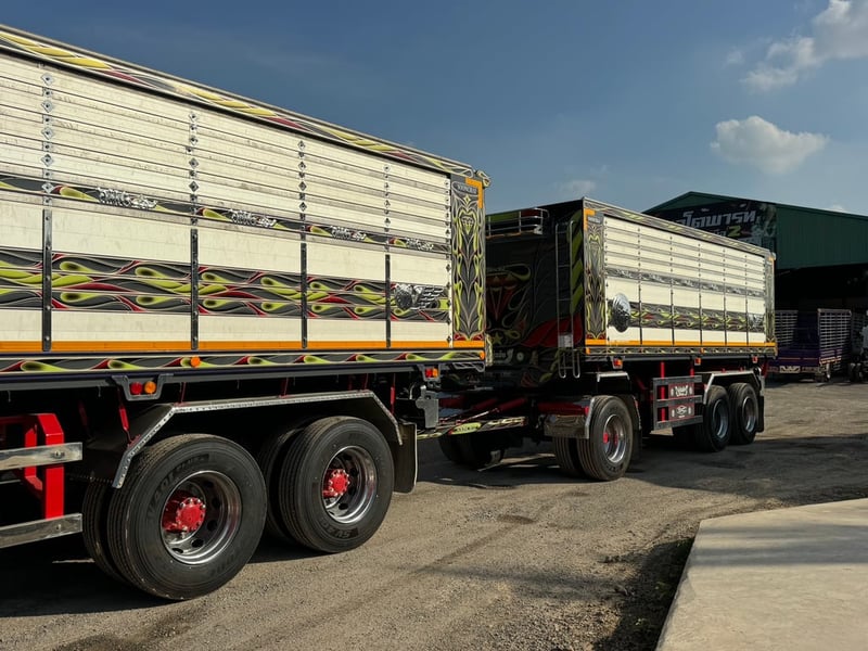 ISUZU FXZ 360 HP ปี 67  ไมล์ 109,814 km #กระบะดั้มอลูมิเนียม ##LEK1142-1143 