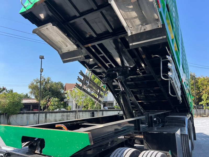 ISUZU FXZ 360 ปี 66 ไมล์ 216,000  KM. # พ่วงแม่ลูก ดั้มเกษตร #Lek1119-1120 