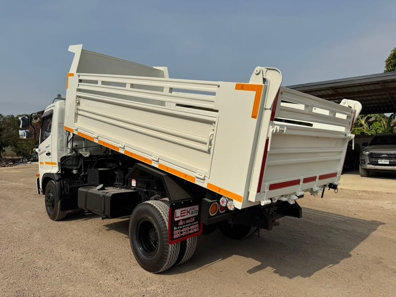HINO FC9J 210 แรง ปี 65  ไมล์ 41,500 KM. #6ล้อดั้มเหล็กสามมิตร (SMM) รั้ว 2 ไม้ #LEK1176 