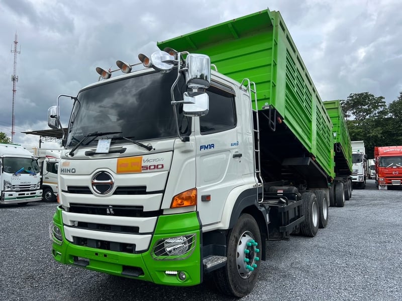 HINO FM1A344 ปี 65 ไมล์น้อย 126,000 km. #ดั๊มพ์สามมิตร SMM #LEK839-840