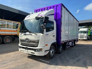 HINO FC9J 210 HP ปี 66 ไมล์แท้ 130,000 KM. #ตู้10 บาน #LEK1025 HINO FC9J 210 HP ปี 66 ไมล์แท้ 130,000 KM. #ตู้10 บาน #LEK1025