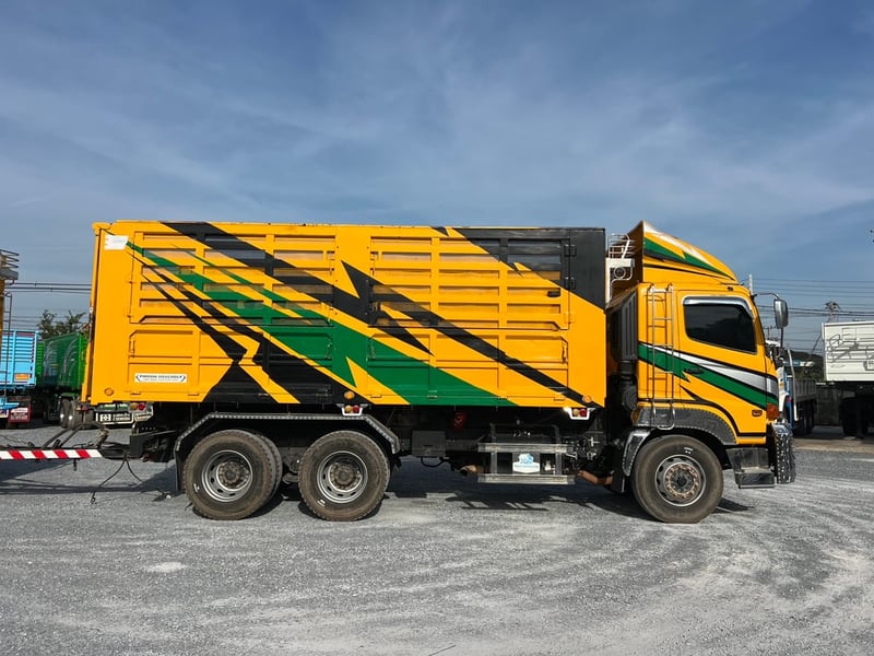 HINO FM1A 344HP ปี 66 ไมล์ 284,400 km. #10ล้อพ่วงเกษตร #LEK939-940