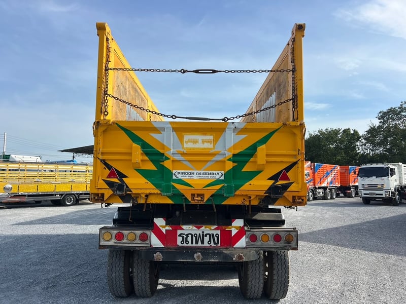 HINO FM1A 344HP ปี 66 ไมล์ 284,400 km. #10ล้อพ่วงเกษตร #LEK939-940