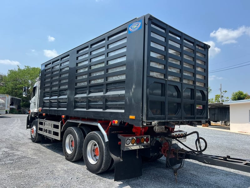 HINO FM2P 380 ปี67 ไมล์ 188,405 km. #พ่วงแม่ลูก ดั้มเกษตร กระบะเหล็ก #Lek1203-1204 