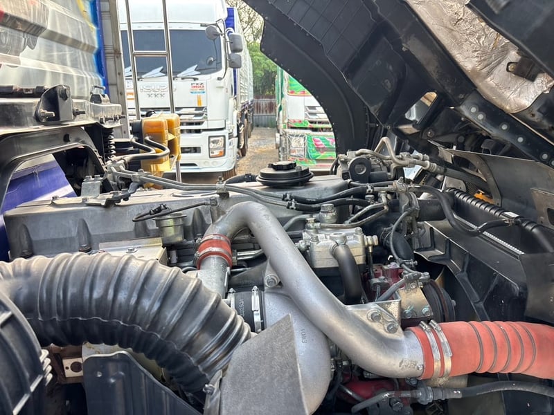 HINO GY2P 380HP ปี60 ไมล์ 686,000 km. #12ล้อ กระบะดั้มอลูมิเนียมพื้นเหล็ก #Lek1096