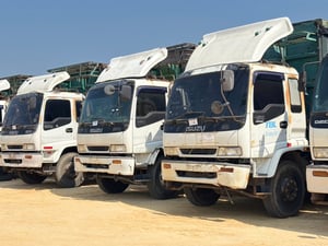 ISUZU FVM 230HP ปี46 #รถตู้ผ้าใบ ยาว6.30 