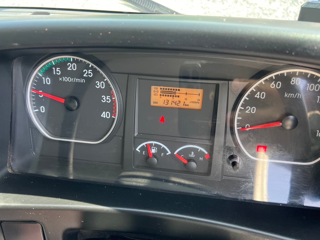 ISUZU FRR 210HP ปี66 ไมล์ 131,412  KM. #กระบะเหล็ก SKT ยาว 6.00 ม. สูง1.90 ม.#LEK 903