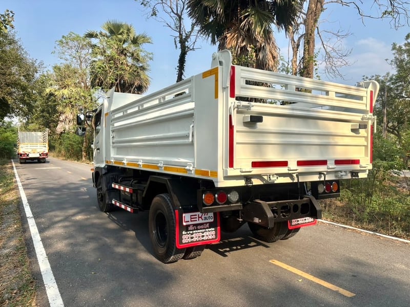 HINO FC9J 210 แรง ปี 2567 ไมล์แท้ 47,500 km #6ล้อ ดั้มสามมิตร #LEK1067