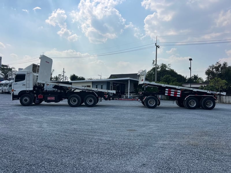 HINO 380 Fm2p ปี66 ไมล์ 148,800km. #แม่+ลูกพื้นเรียบดั้ม #LEK 1153-1154 HINO 380 Fm2p ปี66 ไมล์ 148,800km. #แม่+ลูกพื้นเรียบดั้ม #LEK 1153-1154