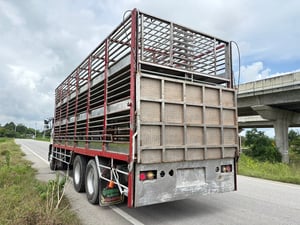  HINO VICTOR FL8J ปี61 ไมล์ 698,000 km. #รถหมู3 ชั้นยาว 7.60 ม. 