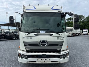 HINO FC9J 210 ปี63 ไมล์ 360,000 km. #กระบะเหล็ก 6.60ม. เปิดข้างได้1ข้าง #LEK794