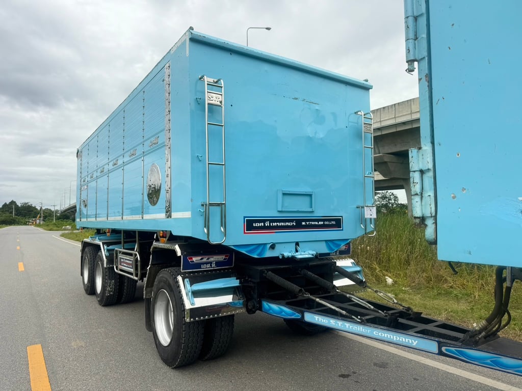 ISUZU FXZ 360HP ไมล์ 56,449km. #10ล้อพ่วงดิน กระบะดั้มอลูมิเนียม อู่ ST #