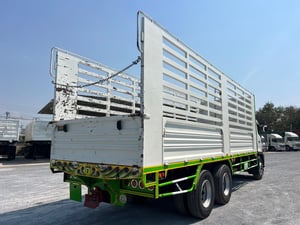 HINO FL8J 260HP ปี66 ไฟใหม่ ไมล์ 167,715 KM. #กระบะคอกเหล็กยาว 7.80 #LEK1179 