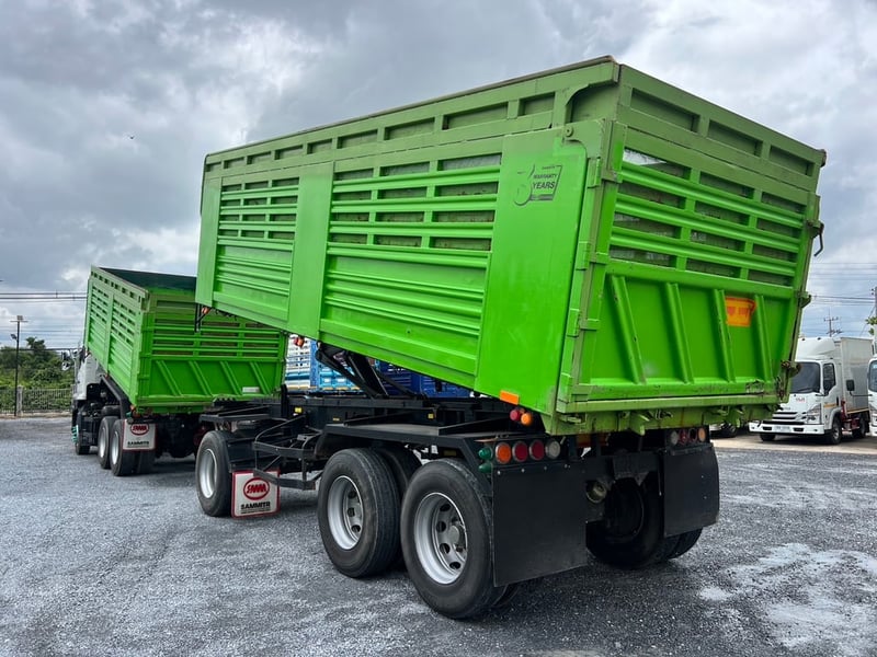 HINO FM1A344 ปี 65 ไมล์น้อย 126,000 km. #ดั๊มพ์สามมิตร SMM #LEK839-840