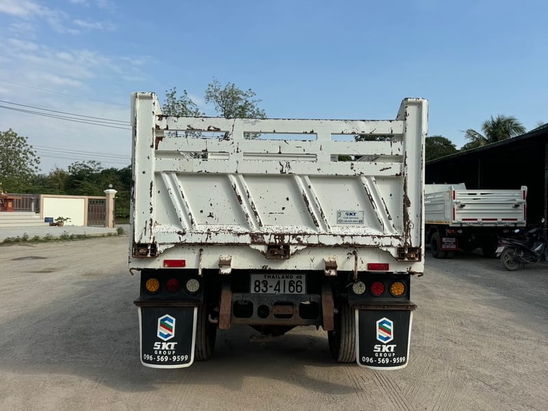  HINO DOMINATOR FC9J 175 แรง ปี66 ไมล์ 37,115 กม. # กระบะดั้ม SKT รั้ว 2 เส้น #LEK1160