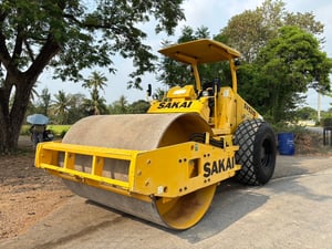 รถบด SAKAI SV512D (10 ตัน) ปี66 ชั่วโมงการใช้งาน 500 Pm. #รถบดล้อเรียบ #LEK1232 รถบด SAKAI SV512D (10 ตัน) ปี66 ชั่วโมงการใช้งาน 500 Pm. #รถบดล้อเรียบ #LEK1232