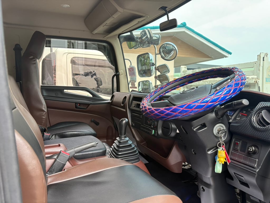 HINO FC9J 210HP  ปี65  ไมล์ 23,585km. #6ล้อดั้ม2รั้ว #LEK1038